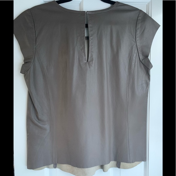 LAST CALL! MAKE OFFER!
Joie Rancher Leather Pocket Tee in Mink Taupe, M - Picture 6 of 8